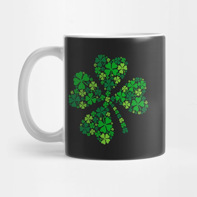 lucky four-leaf clover, green shamrock by beakraus